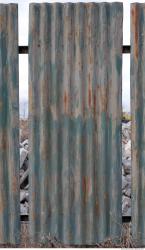 Photo Texture of Metal Corrugated Plates